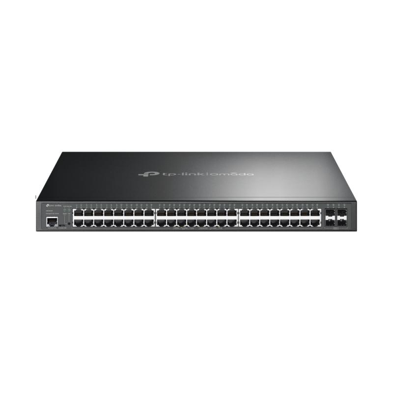 tp-link-omada-sg3452p-switch-gestionado-l2-l3-gigabit-ethernet-10-100-1000-energia-sobre-ethernet-poe-1u-negro