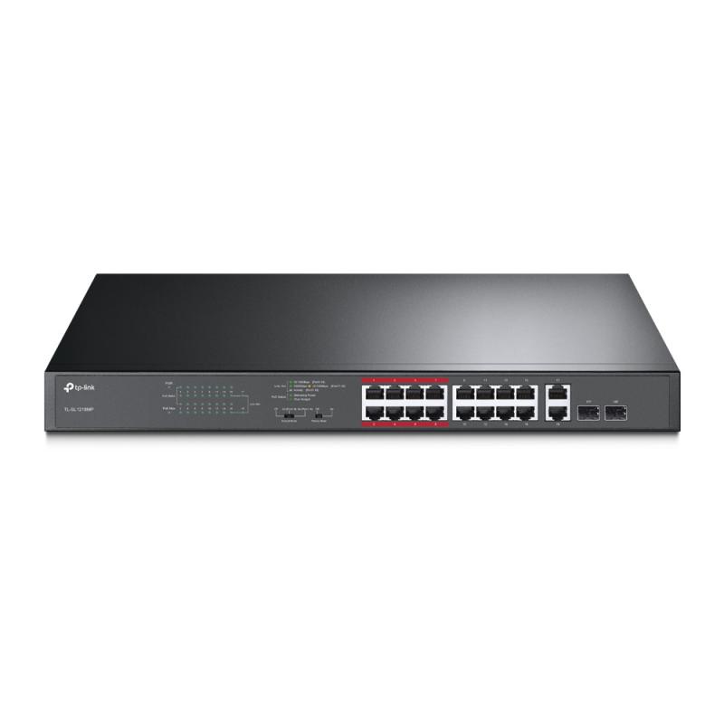 tp-link-tl-sl1218mp-switch-no-administrado-fast-ethernet-10-100-energia-sobre-ethernet-poe-negro