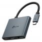 tp-link-uh3020c-hub-de-interfaz-usb-tipo-c-5000-mbit-s-gris