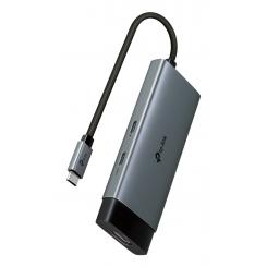 TP-Link UH5020C hub de interfaz USB Tipo C 5000 Mbit/s Gris