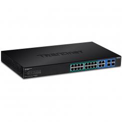 Trendnet TPE-1620WSF switch Gestionado L2/L3 Gigabit Ethernet (10/100/1000) Energía sobre Ethernet (PoE) 1U Negro