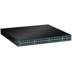 Trendnet TPE-5048WS switch Gestionado Gigabit Ethernet (10/100/1000) Energía sobre Ethernet (PoE) 1U Negro