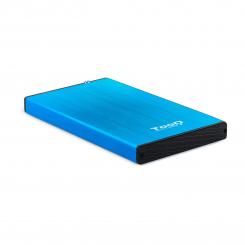 TooQ TQE-2527BL caja para disco duro externo Caja de disco duro (HDD) Negro, Azul 2.5