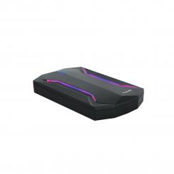 TooQ TQE-2599RGB caja para disco duro externo Carcasa de disco duro/SSD Negro 2.5