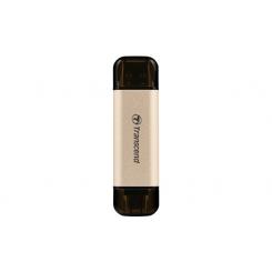 Transcend JetFlash 930C unidad flash USB 128 GB USB Type-A / USB Type-C 3.2 Gen 1 (3.1 Gen 1) Oro