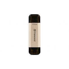 Transcend JetFlash 930C unidad flash USB 512 GB USB Type-A / USB Type-C 3.2 Gen 1 (3.1 Gen 1) Oro