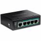 trendnet-ti-b541-switch-no-administrado-gigabit-ethernet-10-100-1000-energia-sobre-ethernet-poe-negro