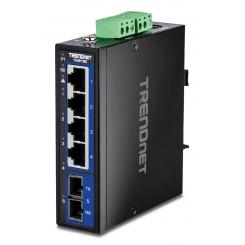 Trendnet TI-G51SC switch No administrado Gigabit Ethernet (10/100/1000) Negro