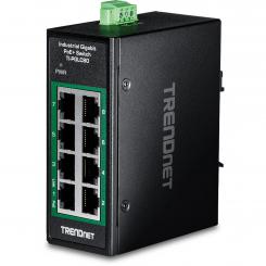 Trendnet TI-PGLC80 switch No administrado Gigabit Ethernet (10/100/1000) Energía sobre Ethernet (PoE) Negro