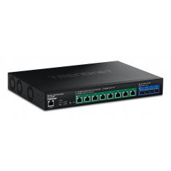 Trendnet TPE-7124SBF switch Gestionado 10G Ethernet (100/1000/10000) Energía sobre Ethernet (PoE) Negro