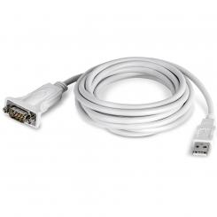 Trendnet TU-S910 cambiador de género para cable USB Type A RS-232 Blanco