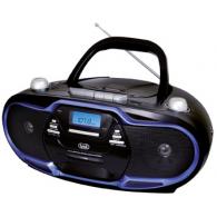 Trevi 057404 sistema estéreo portátil Digital 20 W AM, FM Negro, Azul Reproducción MP3