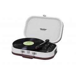 Trevi TT 1020 BT Tocadiscos de tracción directa Beige Semiautomático