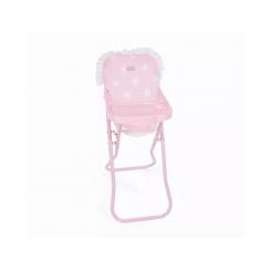 GOULA Trona con bandeja carlota color rosa 330x260x600 mm