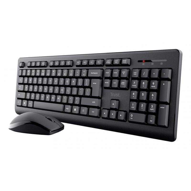 Trust KIT + RATON WIRELESS PRIMO NEGRO teclado