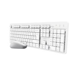 Trust Ody II Wireless teclado Ratón incluido Hogar / Oficina RF inalámbrico QWERTY Español Blanco