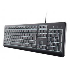 Trust Primo Beleuchtete teclado Hogar / Oficina USB QWERTY Español Negro