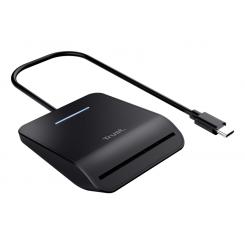 Trust Primo lector de tarjeta inteligente Interior USB USB Tipo C Negro