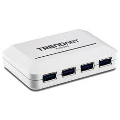 Trendnet TU3-H4 hub de interfaz 5000 Mbit/s Blanco