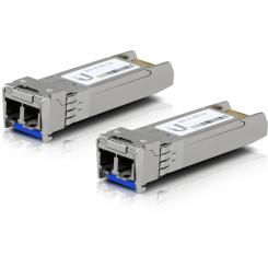 Ubiquiti UACC-OM-SM-10G-D-2 red modulo transceptor Fibra óptica 10000 Mbit/s SFP+ 1310 nm