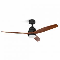 Ufesa 84105848 ventilador Negro, Roble