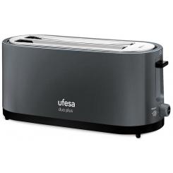 Ufesa Duo Plus 7 2 rebanada(s) 1400 W Gris
