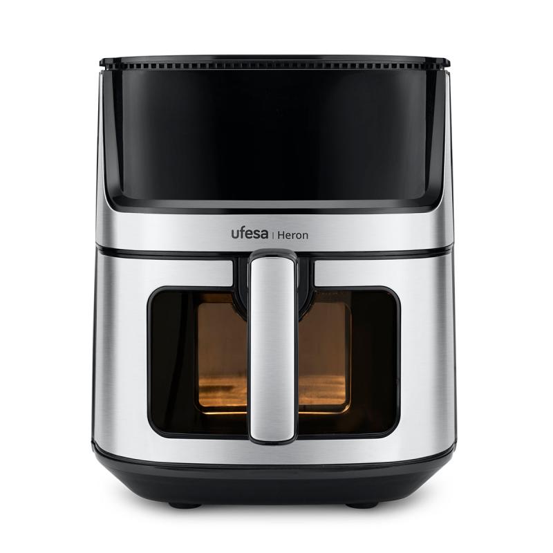ufesa-heron-sencillo-8-l-independiente-1500-w-freidora-de-aire-caliente-negro-plata