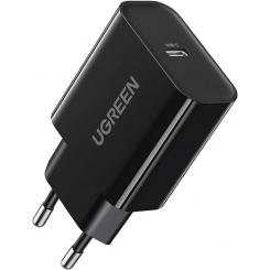 Ugreen 10191 cargador de dispositivo móvil Universal Negro Corriente alterna Carga rápida Interior