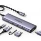 ugreen-15596-base-para-portatil-y-replicador-de-puertos-alambrico-usb-32-gen-1-31-gen-1-type-a-type-c-aluminio