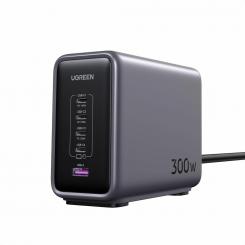 Ugreen 90903B cargador de dispositivo móvil Universal Negro, Gris Corriente alterna Carga rápida Interior