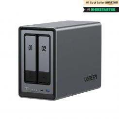 Ugreen NASync DXP2800 NAS System 2-Bay Compacto Intel® N N100 8 GB DDR5 0 TB UGOS Pro Negro