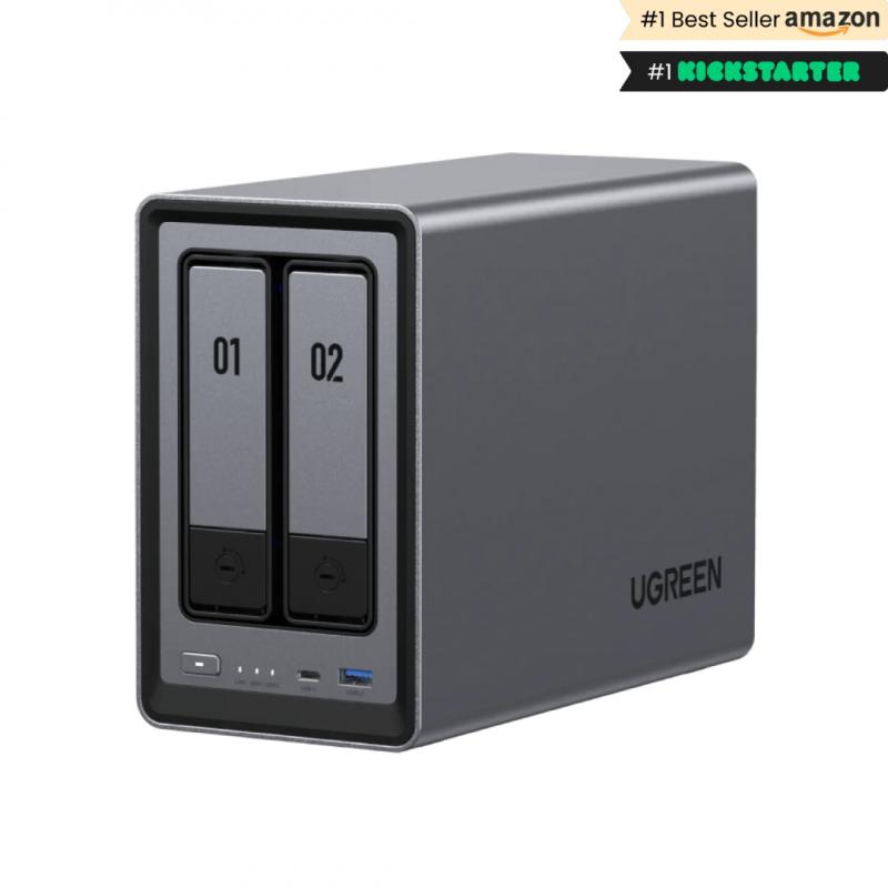 ugreen-nasync-dxp2800-nas-system-2-bay-compacto-intel®-n-n100-8-gb-ddr5-0-tb-ugos-pro-negro