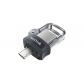 ultra-dual-m30-unidad-flash-usb-128-gb-usb-type-a-micro-usb-32-gen-1-31-gen-1-negro-plata-transparente