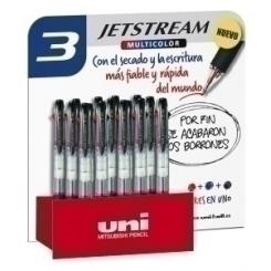 UNI-BALL Boli. Uni Jetstream 3 Transp. Exp.15