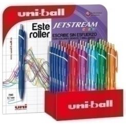 UNI-BALL Bolig.Uni Jetstream Colores 0,7 Exp. 36