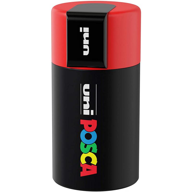 UNI POSCA - Marcadores surtidos 24 uds Bote Tapa Rojo