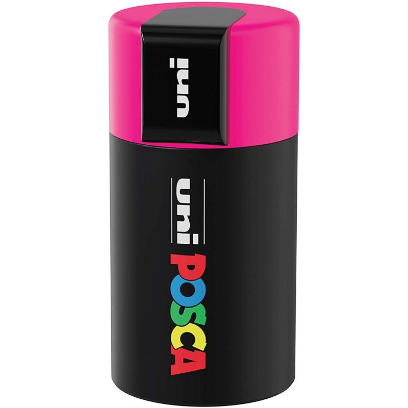 UNI POSCA - Marcadores surtidos 24 uds Bote Tapa Rosa