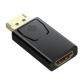 unico-ad0269-adaptador-de-cable-de-video-displayport-hdmi-negro