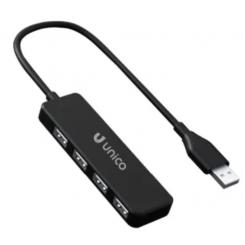 UNICO AD1423 base para portátil y replicador de puertos Alámbrico USB 2.0 Negro