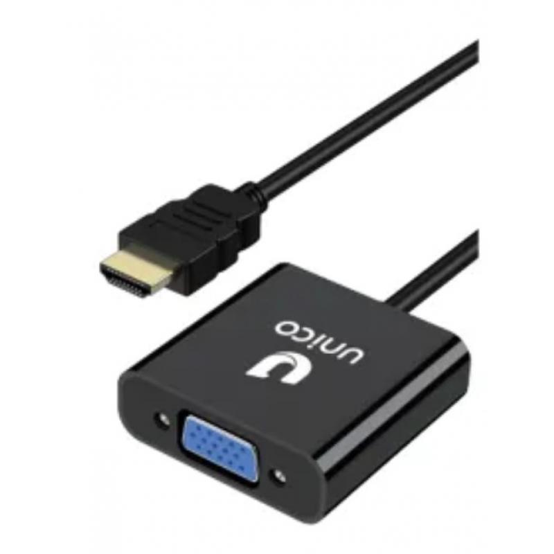 unico-ad1934-adaptador-de-cable-de-video-018-m-hdmi-tipo-a-estandar-vga-d-sub-negro