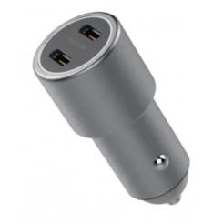 UNICO CC1496 cargador de dispositivo móvil Smartphone, Universal Gris Encendedor de cigarrillos Auto