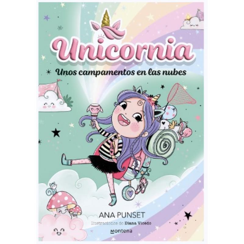Unicornia 5, Unos campamentos en las nubes, de Ana Punset (Ed. Montena)