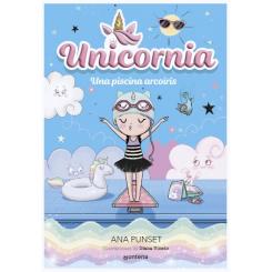 Unicornia 9, Una piscina arcoiris, de Ana Punset (Ed. Montena)