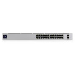Ubiquiti UniFi Pro 24-Port PoE Gestionado L2/L3 Gigabit Ethernet (10/100/1000) Energía sobre Ethernet (PoE) 1U Plata