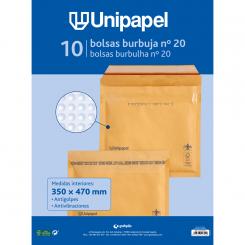 UNIPAPEL 10 Bolsa Burbujas   Nº 20 Unipapel