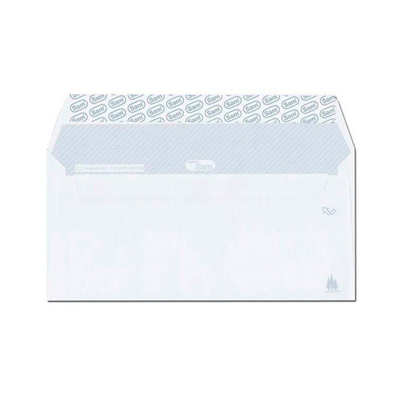 Unipapel 500 Sobre Blanco 110X220 90G abre fácil tira silicona