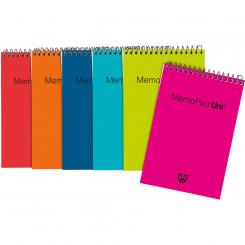 UNIPAPEL Bloc de notas memopad PP Apaisado 1/12 80H 60G Cuadriculado 4mm
