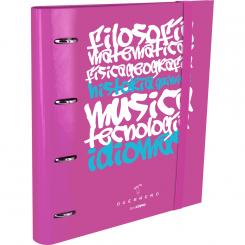 Unipapel Carpebook 4D35 A4   Uniclase Rosa