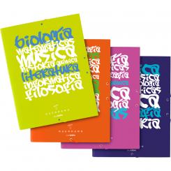 Unipapel Carpeta 3 Solapas Forrada Uniclase Surtido