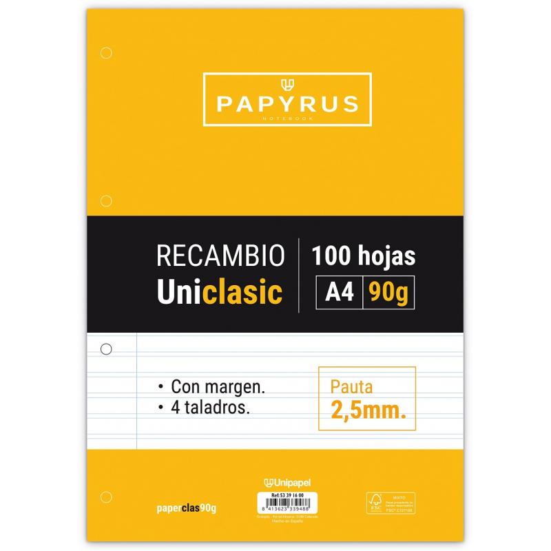 unipapel-recambio-papyrusa4-unicla-100h-90g-pauta-25c-m